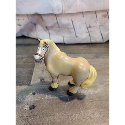 Disney Toys | Beauty Beast Belle Horse Bobtail Toy Figure Disney | Color: Tan | Size: Osg
