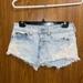 American Eagle Outfitters Shorts | American Eagle Outfitters Jean Shorts | Color: White/Silver | Size: 0