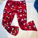 Disney Pants | Men's Mickey Mouse Pj Lounge Pants Size Large | Color: Black/Red | Size: L