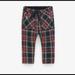 Zara Bottoms | Baby Girl Zara Plaid Pants | Color: Black/Red | Size: 4tg