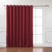 Alcott Hill® Scarsdale Solid Blackout Thermal Grommet Single Curtain Panel Polyester in Red | 100" W x 84" L | Wayfair