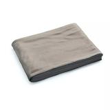 Sunbeam Fleece Blanket Microfiber/Fleece/Microfiber/Fleece in Gray | 84 H x 84 W in | Wayfair 951117982M