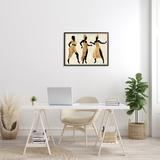 Stupell Industries Powerful Women Dancing African Glam Fashion Black Beige Canvas in Brown | 24 H x 30 W x 2 D in | Wayfair ae-541_fr_24x30