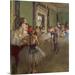 Vault W Artwork 'The Dancing Class, c.1873 76' by Edgar Degas Painting Print | 30 H x 1.5 D in | Wayfair B023AD63B0664C4186B177385658CBB7