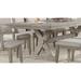 Sand & Stable™ Carolina Extendable Trestle Dining Table Wood in Brown/Gray | 30 H in | Wayfair 88C17FFFDF534098A01E8C559A2E6703