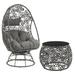 Dakota Fields 2 Piece Patio Lounge Chair w/ Open Circular Motifs Synthetic Wicker/All - Weather Wicker/Wicker/Rattan in Black | Wayfair