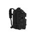 Arlmont & Co. Military Tactical Picnic Backpack Service for 1 Cotton Canvas in Black | 3.94 H x 9.4 W x 8.6 D in | Wayfair