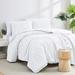 Red Barrel Studio® Tayquan Microfiber Comforter Polyester/Polyfill/Microfiber in White | Twin Comforter + 1 Standard Shams | Wayfair