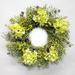 Primrue Hydrangea Abundance Wreath Wood/Twig in Brown/Green/Indigo | 26 H x 26 W x 5 D in | Wayfair D3BB183787F04AE7AFC7A56CFDE4E3CC