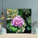 Red Barrel Studio® Pink Floribunda Under The Sun - 1 Piece Rectangle Graphic Art Print On Wrapped Canvas in Green/Indigo | Wayfair