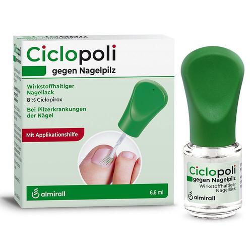 Ciclopoli gegen Nagelpilz m.Applikationshilfe 6,6 ml Wirkstoffhaltiger Nagellack