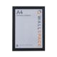 A4 Black Frame | Bevelled A4 Black Picture Frames 297 x 210 | A4 Black Photo Frame | Black Wood A4 Picture Frames | A4 Certificate Frame