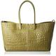 Liebeskind Berlin Damen Waxy Croco Chelsea Shopper L, Princess Green, Large (HxBxT 32cm x 48cm 16cm) EU