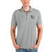 Men's Antigua Heathered Gray Kansas City Royals Affluent Polo