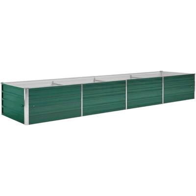 Vidaxl - Garten-Hochbeet Verzinkter Stahl 320x80x45 cm Grün 893423 Image
