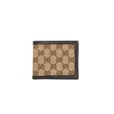 Gucci Bags | Gucci Monogram Bi-Fold Dark Brown (Sku 3878) Wallet | Color: Brown/Tan | Size: 4.5"L X 0.5"W X 3"H