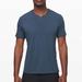 Lululemon Athletica Shirts | Lululemon Mens V Neck Tee Shirt. | Color: Blue | Size: M