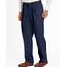 Blair Men's JohnBlairFlex Adjust-A-Band Relaxed-Fit Pleated Chinos - Blue - 40