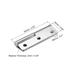 Lift Off Hinge, 2.5" 304 Stainless Steel Right Detachable Flag Hinges 4pcs - Silver Tone