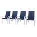 Courtyard Casual Santa Fe 4 Aluminum Sling Chairs