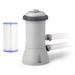 Intex Krystal Clear 530 GPH Easy Set Pool Filter Pump with Filter Cartridges - 1