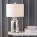 Andrews 24.5" Mercury Glass LED Table Lamp, Mercury Silver by JONATHAN Y