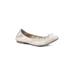 Wide Width Women's White Mountain Sunnyside Ii Ballet Flat by White Mountain in Bone Smooth (Size 8 W)