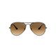 Ray-Ban 0RB3025 Aviator 00RB3025 004/51 Aviator Sunglasses, Silver