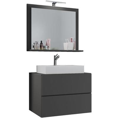 VCM Morgenthaler 3-tlg. Badmöbel-Set »Lendas M« 60 cm grau