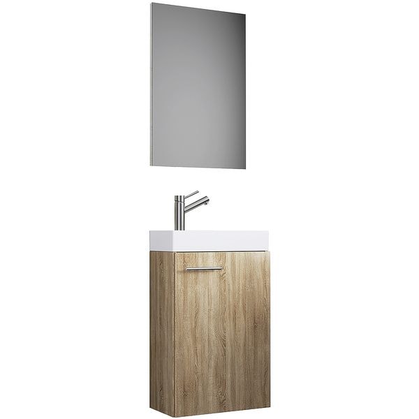 VCM Morgenthaler 3-tlg. Badmöbel-Set »Slito« Spiegel braun Image