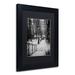 Trademark Fine Art Staircase Montmartre by Philippe Hugonnard Framed Photographic Print Canvas in Black/White | 0.5 D in | Wayfair PH0185-B1114BMF