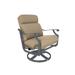 Tropitone Montreux Patio Chair w/ Cushion in Gray/Black/Brown | 41 H x 31.5 W x 35 D in | Wayfair 720211SSA_GPH_Dupione Sand