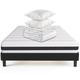 Pack matelas 160x200 + sommier + couette + oreillers