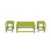 Beachcrest Home™ Shavon Outdoor Side Table & Cofee Table Plastic in Green | 18 H x 14 W x 14 D in | Wayfair 4E261EF9BD034873B961ED78B6EBBC03