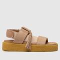 Clarks Originals crepe sandals in beige