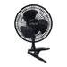 Hydrofarm Brushless Motor Hydroponic Garden Grow Fan in Black | 6.75 H x 8.75 W x 8.75 D in | Wayfair HORF8