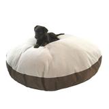 Tucker Murphy Pet™ Mulder Round Sherpa Dog Pillow Cotton/Suede in White | 42 W x 42 D in | Wayfair B5CC5AF51F6F455D94879906E61BE243