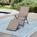 Wrought Studio™ Erwine 54.4" Long Reclining Single Chaise Metal | 36.6 H x 23.8 W x 54.4 D in | Outdoor Furniture | Wayfair