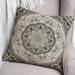 Bungalow Rose Outdoor Square Pillow Cover & Insert Polyester/Polyfill blend in Gray | 20 H x 20 W x 1.5 D in | Wayfair