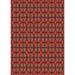 White 60 W in Indoor Area Rug - Trinx Geometric Red/Pink/Gray Area Rug Polyester/Wool | Wayfair 344C03B0429C42339041E555240071C8
