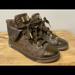 Michael Kors Shoes | Metallic Brown Michael Kors High Top Sneakers Size 6 Euc | Color: Brown/Gold | Size: 6