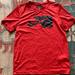 Nike Shirts & Tops | Nike Boys Red Dri Fit Swoosh Tee- Boys Size Large | Color: Red | Size: Lb