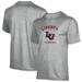 Men's Gray Liberty Flames Ice Hockey Name Drop T-Shirt