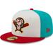 Men's New Era White/Red Veleros de Columbus Copa De La Diversion 59FIFTY Fitted Hat