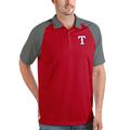 Men's Antigua Red/Gray Texas Rangers Nova Polo