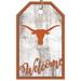 Texas Longhorns 11'' x 19'' Welcome Team Tag Sign