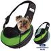 Tucker Murphy Pet™ Katziela Angret Expandable Sling Pet Carrier for Small Dog, Cat & Puppy Polyester in Green | 4 H x 15 W x 11 D in | Wayfair