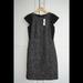 J. Crew Dresses | Nwt J. Crew Tweed Sheath Dress With Lace, Size 00 | Color: Black/Gray | Size: 0