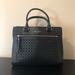 Kate Spade Bags | Kate Spade Black Leather Satchel With Shoulder Strap | Color: Black/Gold | Size: Size In Pics