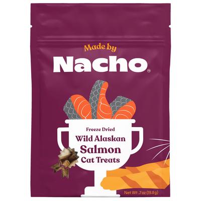 Made by Nacho Freeze-Dried Wild Alaskan Salmon Cat Treat, .7 oz.